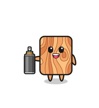 Grafiti bombacısı olarak güzel bir tahta, şirin bir tasarım.