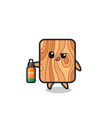 Sivrisinek kovucu, şirin ahşap, şirin tasarım.