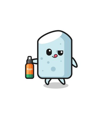 Sivrisinek savar tutan şirin tebeşir, şirin tasarım.