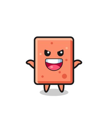 Şirin tuğla çizimi korkutma hareketi, şirin tasarım.