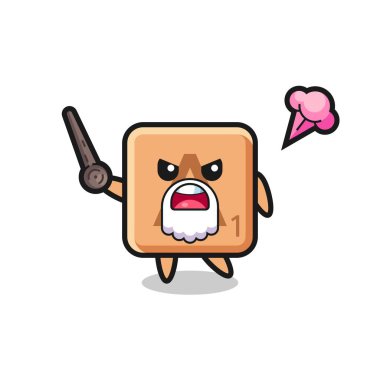 Şirin Scrabble dedem kızıyor, şirin tasarım.