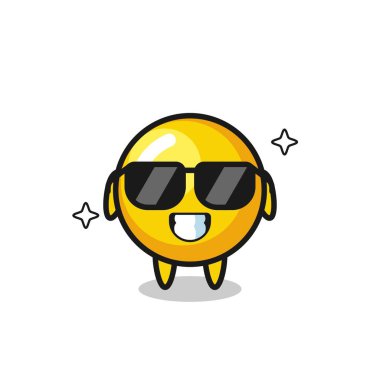 Yumurta sarısının maskotu. Hoş bir jest, şirin bir tasarım.