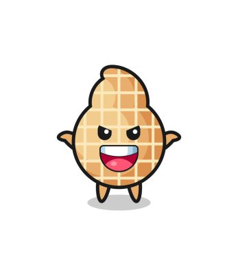 Şirin yerfıstığının korku jesti, şirin tasarım