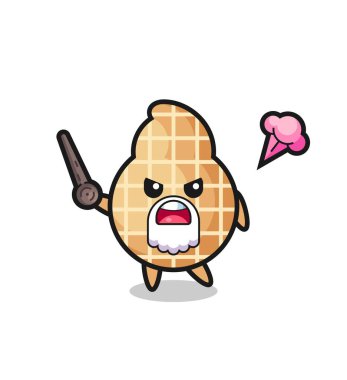 Şirin fıstıklı büyükbaba sinirleniyor, şirin tasarım.