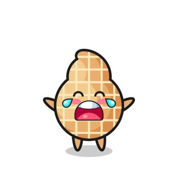 Ağlayan fıstık, şirin bebek, şirin tasarım.