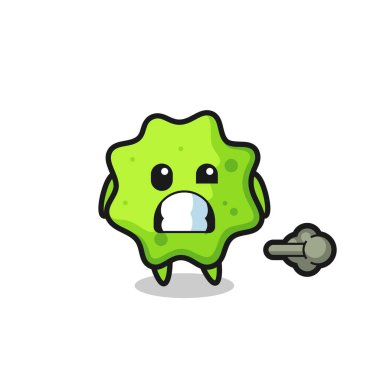 Osuran çizgi filmin çizimi, şirin tasarım.