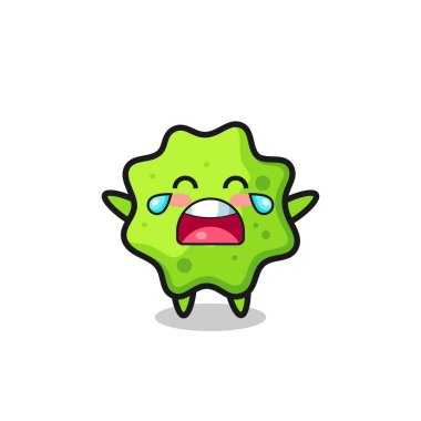 Ağlamanın güzel bir tasarım, tatlı bir bebek.