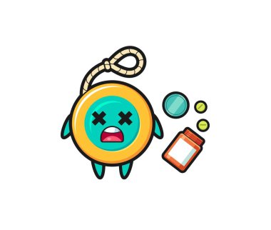 Aşırı doz yoyo karakteri, şirin tasarım.