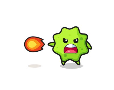 Şirin şaplak maskotu ateş gücü, şirin tasarım.