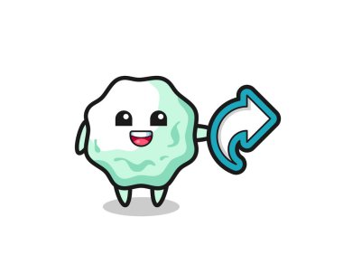 Şirin sakız, sosyal medya paylaşımı sembolü, şirin tasarım