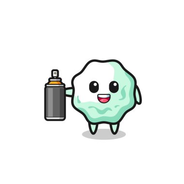 Grafiti bombacısı olarak tatlı bir sakız, şirin bir tasarım.