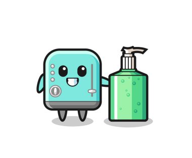 Güzel bir tost makinası çizgi filmi.