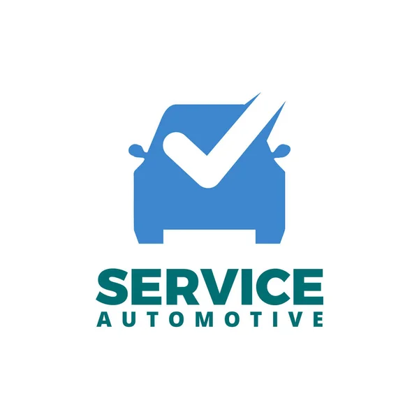 Vector Del Logotipo Del Servicio Automotriz Del Coche Del Vehículo — Vector de stock