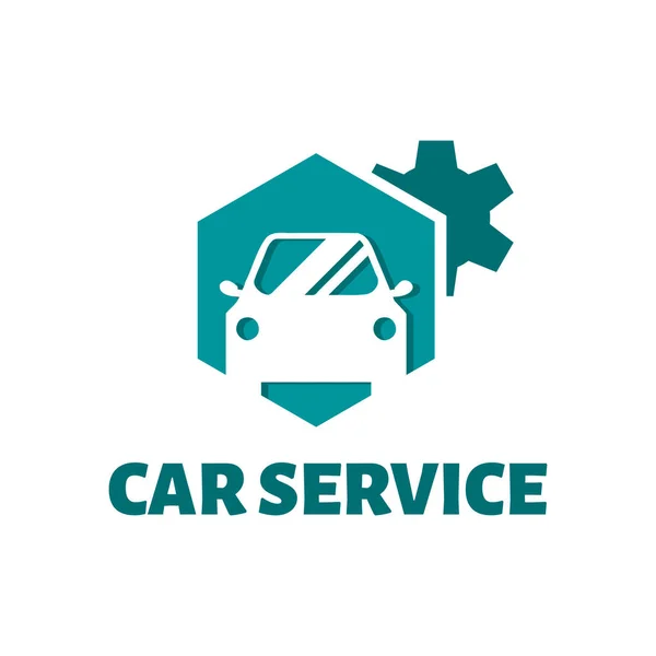 Carro Veículo Automóvel Serviço Logotipo Vetor — Vetor de Stock
