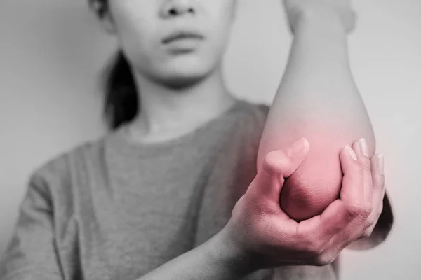 Woman Pain Elbow — Stock Photo, Image