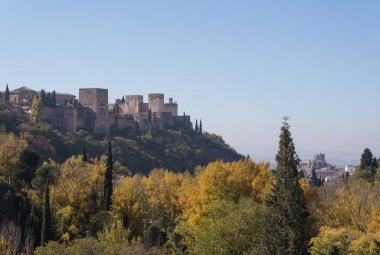 Granada İspanya 'daki Alhambra Sarayı