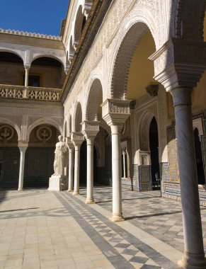 Casa de Pilatos Seville, İspanya Avlusu