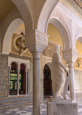 Casa de Pilatos Seville, İspanya Avlusu