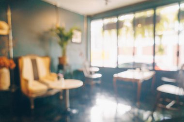 Soyut bulanıklık ve arka plan için kafeterya ve restoran.