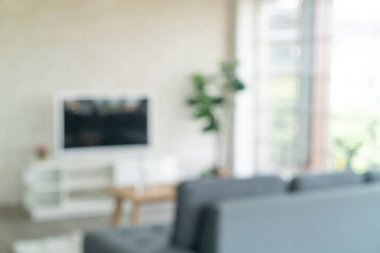 soyut bulanık ve arka plan için odaklı olmayan oturma odası