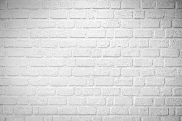 Пустая Белая Кирпичная Стена Фона Копирайтом — стоковое фото