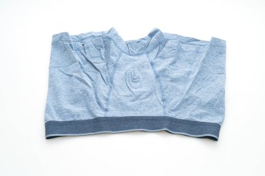 Mavi erkek iç çamaşırı beyaz arka planda izole