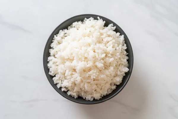 Cuenco Arroz Blanco Jazmín Tailandés Cocido — Foto de Stock