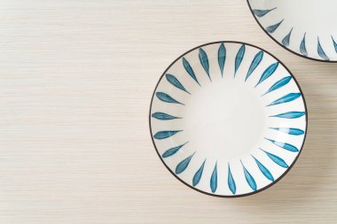 boş güzel ve eski seramik plaka kopya alanı ile