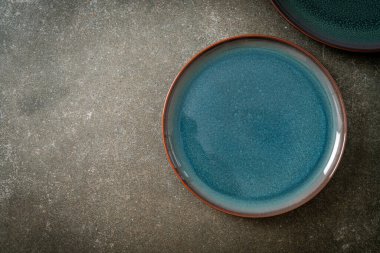 boş güzel ve eski seramik plaka kopya alanı ile