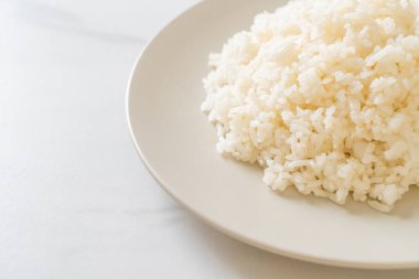 Tay yasemini pilavı pişirdim.