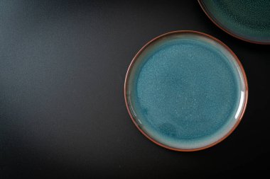 boş güzel ve eski seramik plaka kopya alanı ile