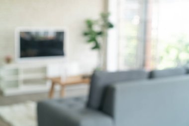 soyut bulanık ve arka plan için odaklı olmayan oturma odası