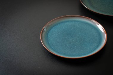 boş güzel ve eski seramik plaka kopya alanı ile