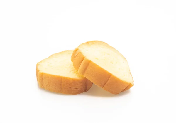 Сладкий Картофель Хлеб Нарезанный Изолированы Белом Фоне — стоковое фото