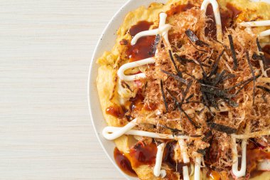 Japon Geleneksel Pizzası Okonomiyaki - Japon yemek tarzı