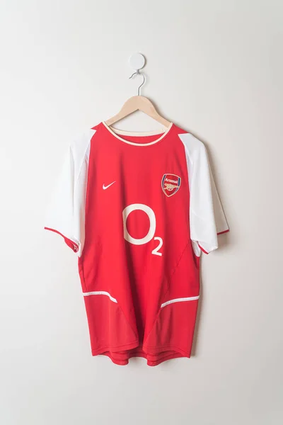 Bangkok Thailand Jan 2022 Arsenal Retro Shirt Home Jersey Season — Stock Photo, Image