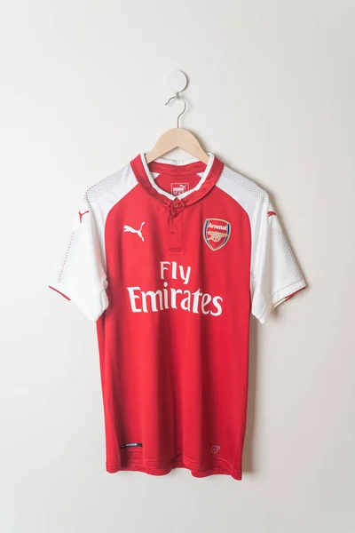 Bangkok Tajlandia Stycznia 2022 Arsenal Retro Shirt Home Jersey Sezon — Zdjęcie stockowe