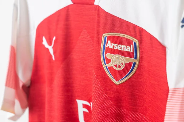 Bangkok Thaiföld 2022 Jan Bezár Arsenal Logo Arsenal Retro Shirt — Stock Fotó