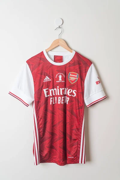 Bangkok Tailândia Janeiro 2022 Camisa Arsenal Fora Temporada 2020 2021 — Fotografia de Stock