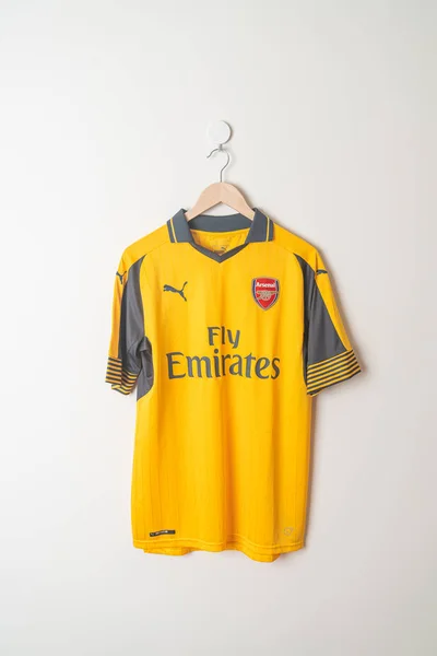 Bangkok Tajlandia Stycznia 2022 Arsenal Retro Shirt Away Jersey Season — Zdjęcie stockowe