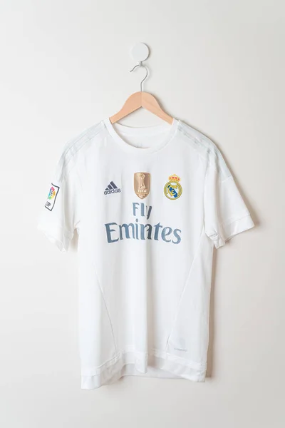 Bangkok Tailândia Janeiro 2022 Real Madrid Temporada Camisa Casa Jersey — Fotografia de Stock