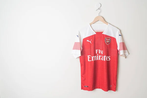 Bangkok Tailândia Janeiro 2022 Arsenal Retro Shirt Home Jersey Season — Fotografia de Stock