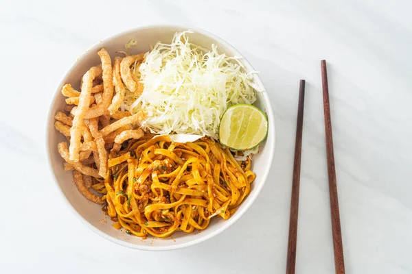 Chinese Yunnan Noodles Kwa Meng Asian Food Style — Stock Photo, Image