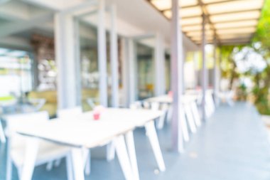 Arka plan için soyut bulanıklık ve odaklanmış kafe restoranı
