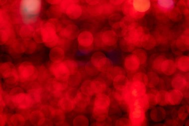 Arkaplan için soyut bulanık kırmızı bokeh ışığı