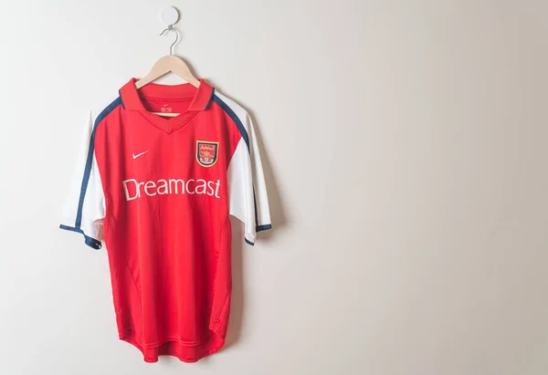 Bangkok Tajlandia Stycznia 2022 Arsenal Retro Shirt Home Jersey Sezon — Zdjęcie stockowe