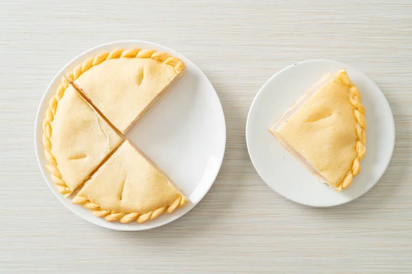 Delicious Toddy Palm Pies White Plate — Stock Photo, Image