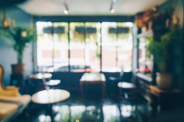 Soyut bulanıklık ve arka plan için kafeterya ve restoran.