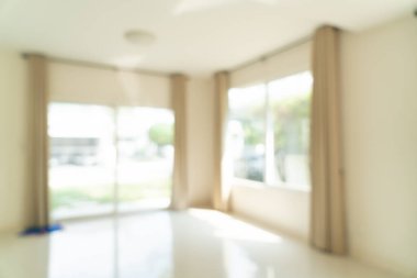 Arkaplan için bir evde soyut bulanık boş oda