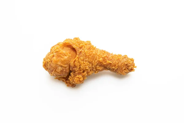 Fried Chicken Isolated White Background — Stock Photo, Image